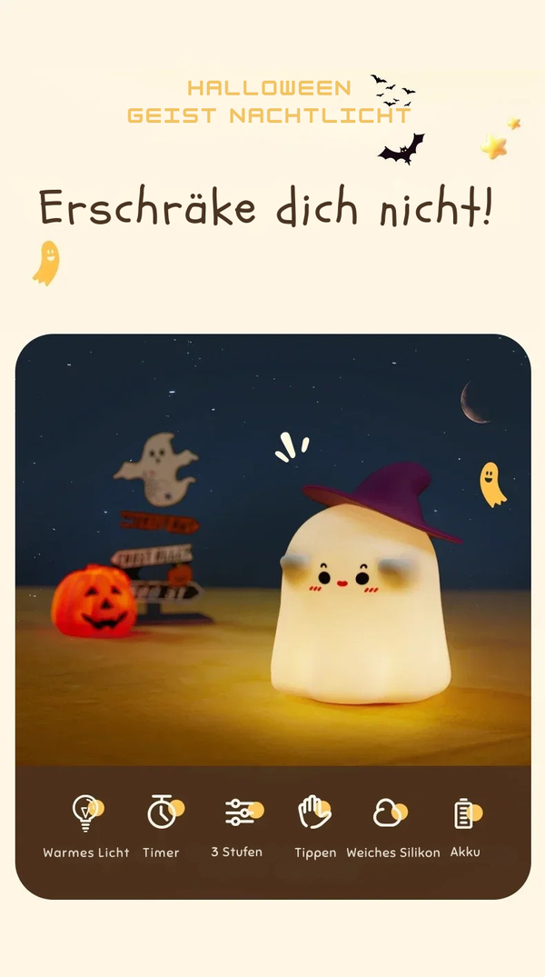 Halloween Geist Nachtlicht - MYDENWA