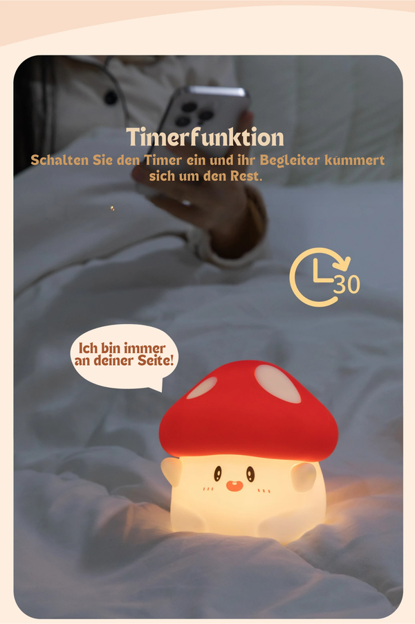 Märchenhafte Pilzlampe