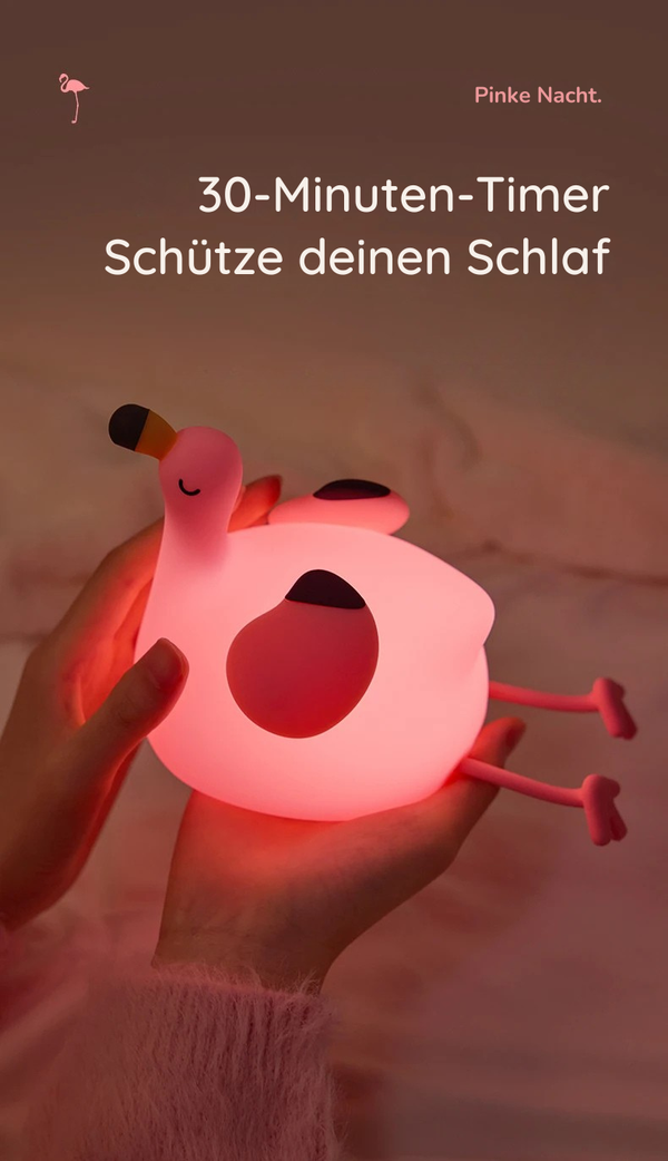 Flamingo Nachtlicht mit Akku