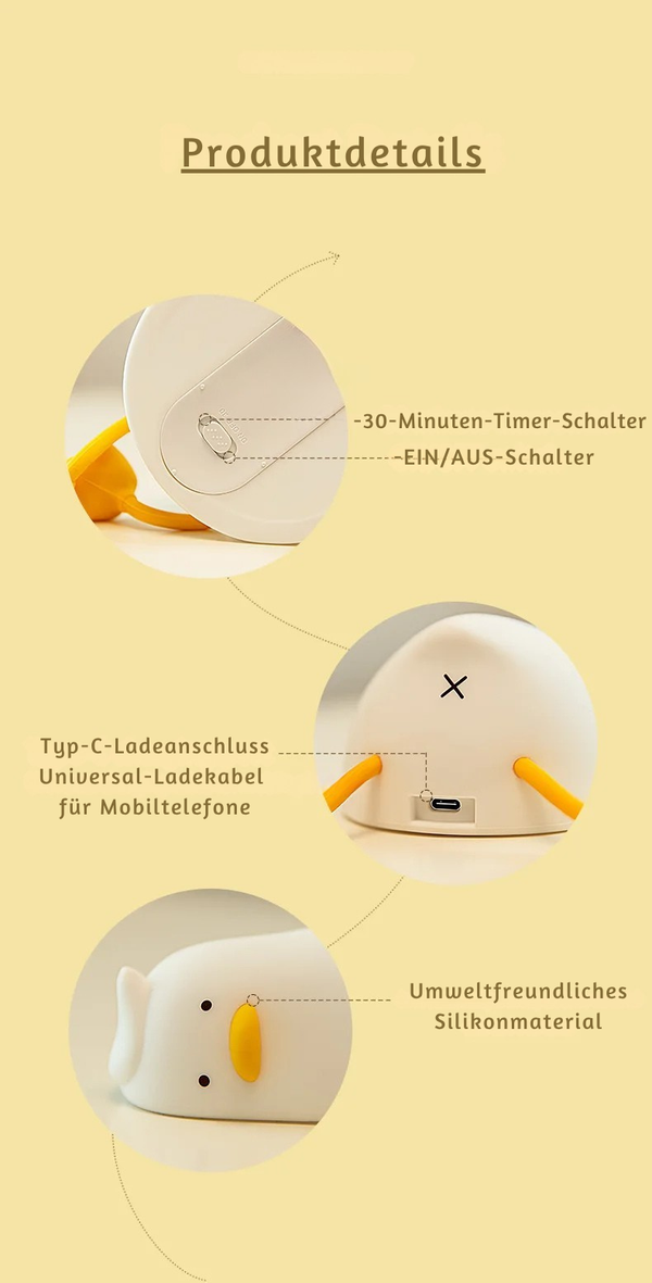 Niedliches Enten-Nachtlicht