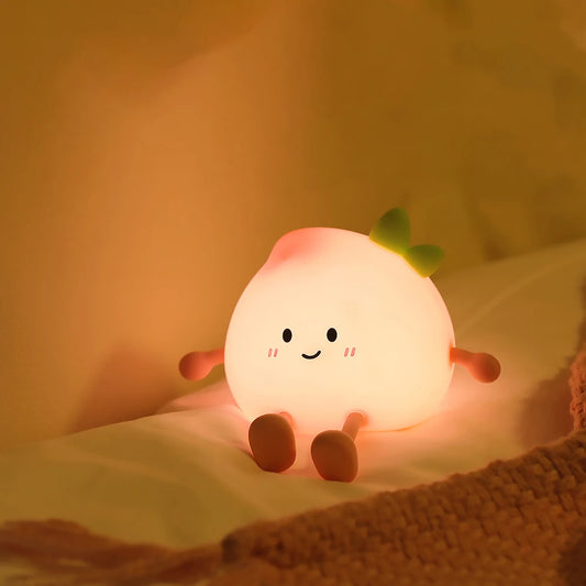 Süße Pfirsich Nachtlampe - MYDENWA
