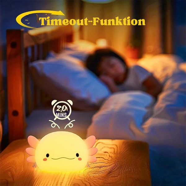 Süßes Axolotl Nachtlicht