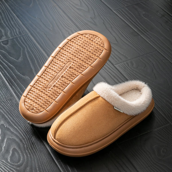 Fluffige Herren Hausschuhe